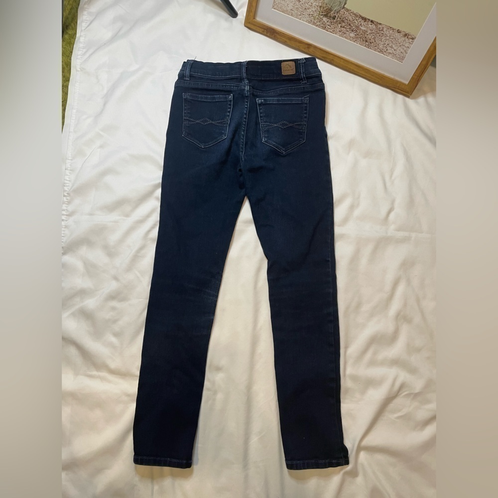 🐶🐶Girls Jordache size 12 dark wash skinny jeans🐶🐶 - Picture 4 of 6